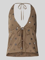 Neckholder mit Schnürung Modell 'Genas' von WEEKDAY - 46