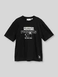 Relaxed Fit T-Shirt aus reiner Baumwolle mit Peanuts Frontprint von Tom Tailor Denim - 47