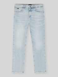 Jeansy o kroju prostym z mieszanka bawełny model 'C-OGDEN' od BOSS - 13