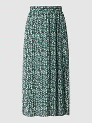 Maxirok met bloemenmotief, model 'Marrakech' van ICHI Groen - 43