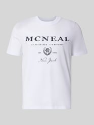 T-Shirt mit Label-Print und Rundhalsausschnitt von MCNEAL - 8