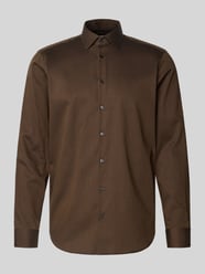 Regular Fit Business Hemd aus Baumwolle mit Kentkragen von Jake*s - 20