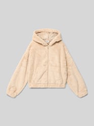 Loose fit jack in teddybontlook van s.Oliver RED LABEL Beige - 28