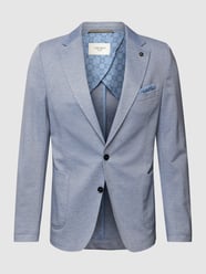 Sakko mit Label-Details Modell 'Fabian' von Carl Gross Blau - 35