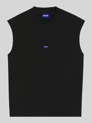 relaxed fit tank top van puur katoen model 'NAVERTZ' van HUGO Blue - 14