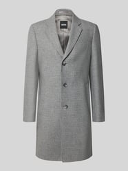 Regular Fit Wollmantel mit Allover-Muster Modell 'H-Hyde-Bib-E-264' von BOSS - 35