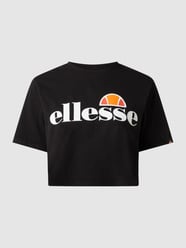 Kort T-shirt met logoprint van Ellesse Grijs / zwart - 30