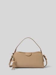 Handtas met labeldetail en schouderriem van CK Calvin Klein Beige - 31