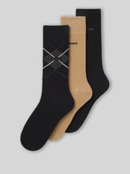 Socken mit Logo-Detail im 3er-Pack von BOSS Beige - 1