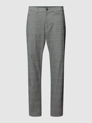 Stoffhose mit Tartan-Karo von Christian Berg Men Grau - 29