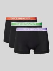 Trunks mit elastischem Label-Bund im 3er-Pack von Emporio Armani - 45