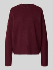 Sweter o kroju relaxed fit z dodatkiem wełny model ‘BOOM’ od Vero Moda - 26