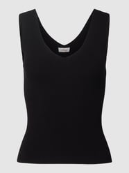 Tanktop in Ripp-Optik von s.Oliver RED LABEL Schwarz - 17
