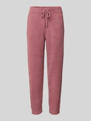 Stoffhose aus Teddyfell von Jake*s Casual Rosa - 38