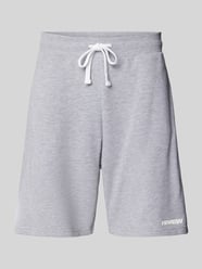 Regular Fit Sweatpants mit Label-Print von REVIEW Grau - 39