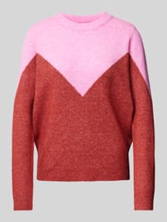 Strickpullover mit Rundhalsausschnitt von Vero Moda Pink - 31