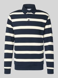 Relaxed Fit Poloshirt mit Streifenmuster von Lindbergh - 38