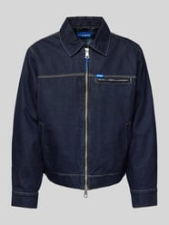 Jeansjacke mit Reißverschluss von Hugo Blue Blau - 5