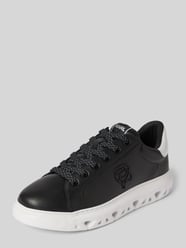 Leren sneakers met labeldetails, model 'KAPRI' van Karl Lagerfeld - 13