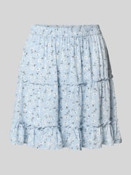 Ausgestellter Mini-Rock mit Allover-Muster Modell 'NYA' von Pieces - 39