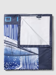 Handtuch mit Allover-Muster Modell 'Telo Mare' von Zeybra Blau - 39