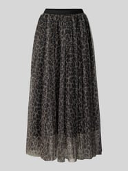 Regular Fit Maxirock mit Allover-Animal-Print von Apricot - 33