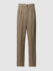 Stoffhose mit Allover-Muster Modell 'BARON' von Bash Beige - 28