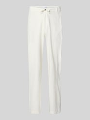 loose fit broek van mix van katoen en linnen model 'BRODY' van Selected Homme - 8