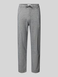 Slim tapered fit broek met tunnelkoord, model 'Brody' van SELECTED HOMME - 26