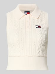 Bezrękawnik o kroju slim fit z czystej bawełny od Tommy Jeans - 26