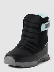 Boots mit Stepp-Besatz Modell 'NIEVE' von Puma Schwarz - 39