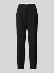 Regular fit stoffen broek met persplooien van Christian Berg Woman Selection - 14