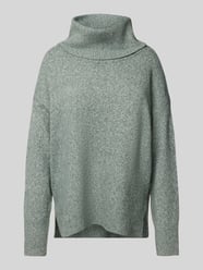 Pullover mit Wasserfall-Ausschnitt aus weichem Material-Mix Modell 'DOFFY' von Vero Moda Grün - 26