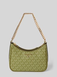 Handtas met labelapplicatie, model 'JET SET CHARM' van MICHAEL Michael Kors Groen - 7