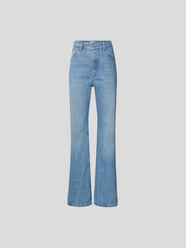 Wide Leg Jeans mit Brand-Detail von Paco Rabanne Blau / Türkis - 35