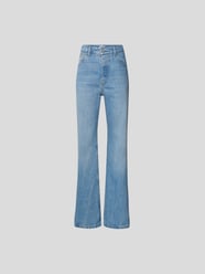 Wide Leg Jeans mit Brand-Detail von Rabanne Blau - 42