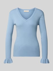 Sweter o kroju slim fit z mieszanki wełny od MICHAEL Michael Kors - 1