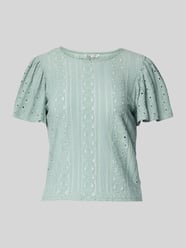 Regular Fit T-Shirt mit Lochstickmuster Modell 'RIVERSIDE' von Only - 28