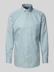 Koszula biznesowa o kroju slim fit z kieszenią na piersi model ‘Global’ od OLYMP - 37