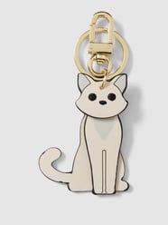 Schlüsselanhänger mit Karabinerverschluss Modell 'MY CAT' von Seidenfelt Beige - 27