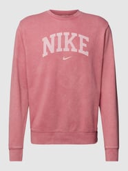 Sweatshirt mit Label-Print von Nike Pink - 20