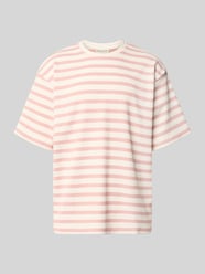 Oversized T-Shirt mit Rundhalsausschnitt Modell 'Gael' von Redefined Rebel Pink - 24