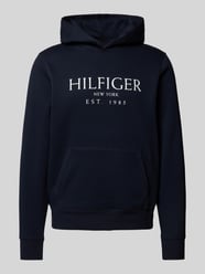 Hoodie mit Label-Print von Tommy Hilfiger Blau - 41