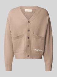 Strickjacke mit Knopfleiste von ANOTHER COTTON LAB Beige - 47