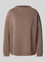 Sweatshirt met opstaande kraag van Fynch-Hatton Bruin - 8