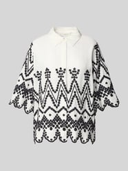 Bluse mit Stitchings und verdeckter Knopfleiste von Copenhagen Muse - 39