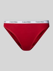 String met elastische band met label van Calvin Klein Underwear Rood - 6