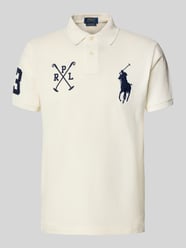 Poloshirt mit Label-Stitching von Polo Ralph Lauren Beige - 31