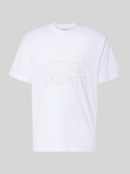 męski t-shirt o kroju regular fit z czystej bawełny od Lacoste - 23