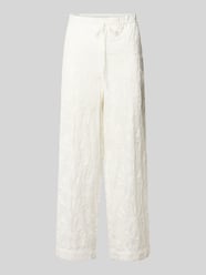 Wide Fit Stoffhose mit floralem Allover-Design von MANGO - 6